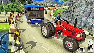 Offroad Towing Chained Tractor Bus 2019 - Rescue Crashed Vehicles - Android Gameplay screenshot 5
