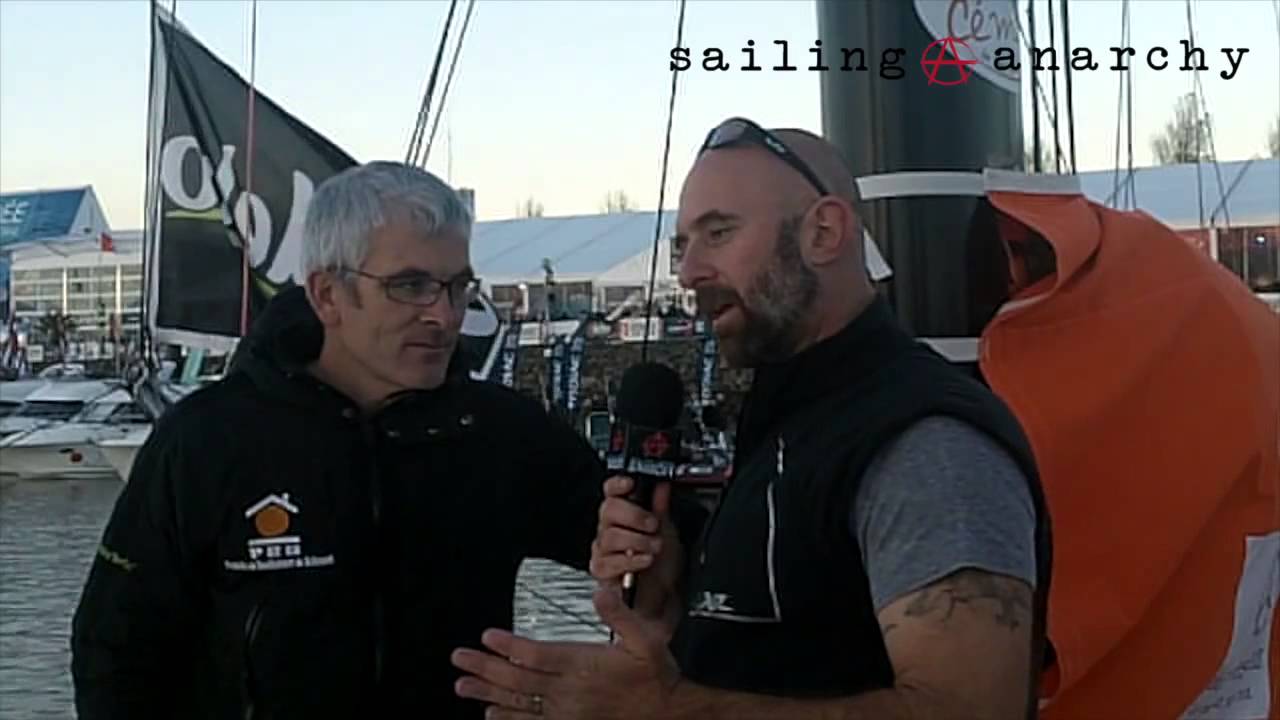 Vincent Riou Talks with Sailing Anarchy’s Alan Block Prior to the Vendee Globe.
