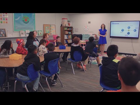 KRQE Weather Academy visits Colinas Del Norte Elementary School