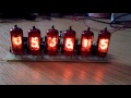 Nixie Digital Clock in TTL/CMOS Logic with Z573M tubes