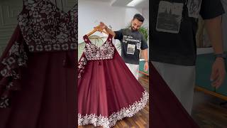 Download Lagu Beautiful Maroon color Sequence Embroidery work Lehenga choli for Wedding Function MP3