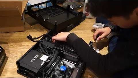 Gigabyte GTX 1660 unbox&install on ITX Node 202