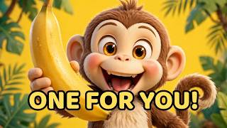 Sharing Story for Kids 🐒 Milo Shares His Bananas