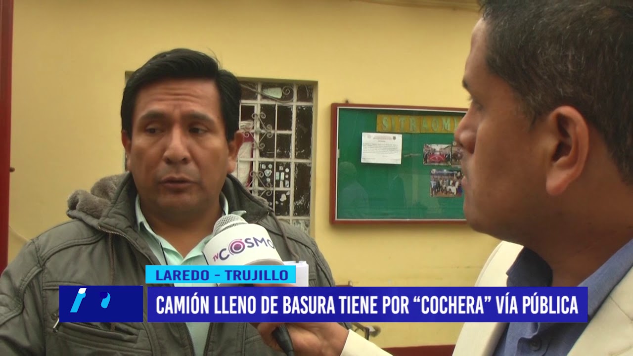 videos peruanos comicos Camión lleno de basura tiene por “cochera” vía pública