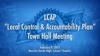 Town Hall Meeting - Local Control & Accountability Plan