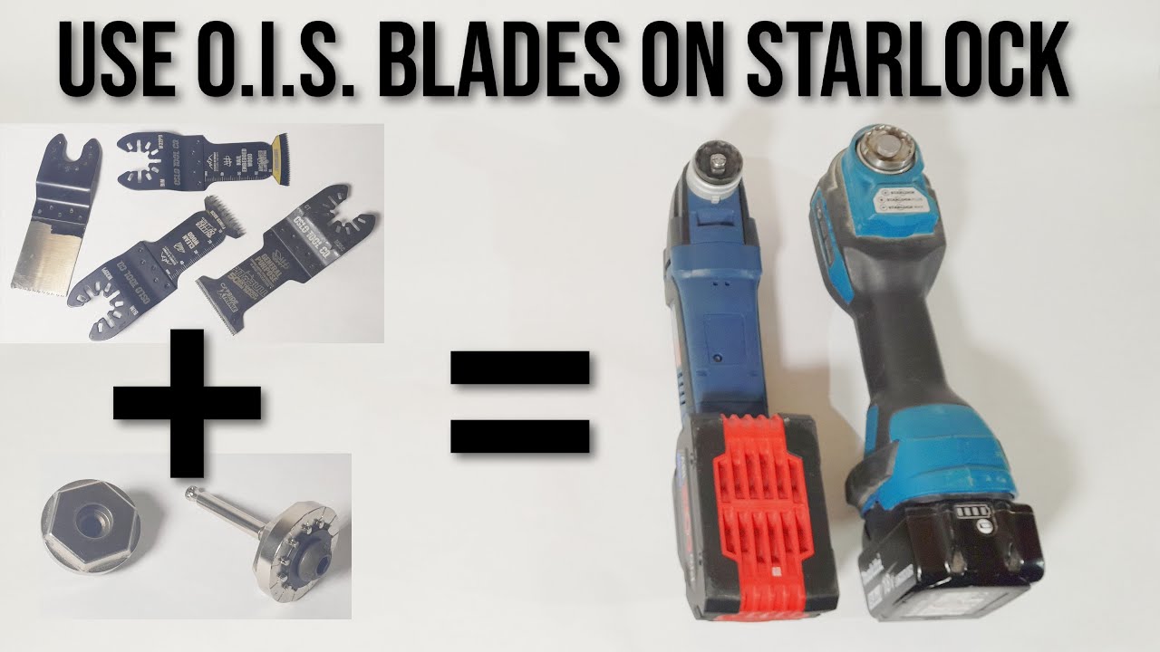 Starlock Multi-Tool Adapters. Run Cheap Blades on your Starlock Oscillating  Multi-Tool. 