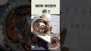 How to Rewind 5HP 1450RPM Motor Coil | Jam Connection System Tutorial! #Shorts,