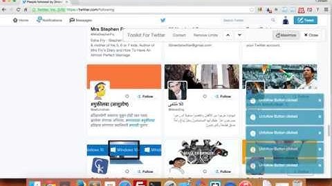 How To Unfollow Everyone On Twitter Using Toolkit For Twitter Chrome Extension