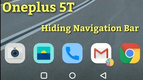 Oneplus 5T: Hiding Navigation bar in open beta 3