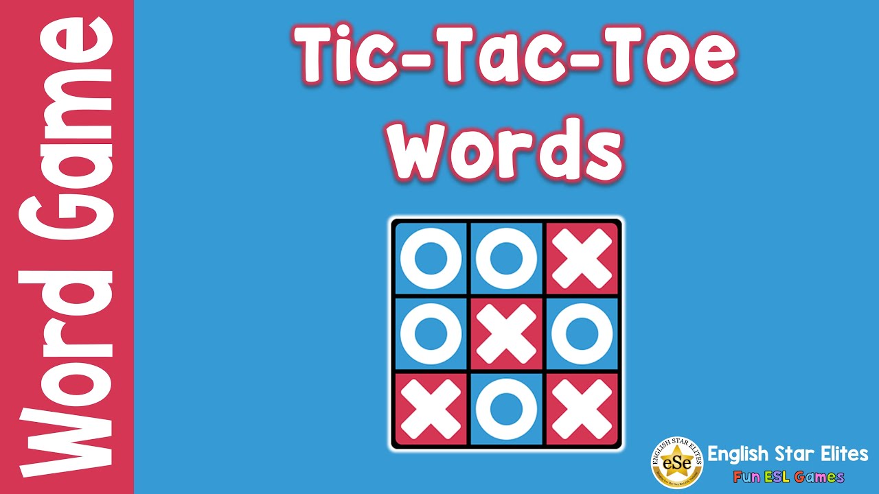 Tic Tac Toe - ESL Kids Games
