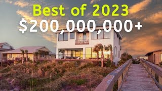 1 Hour of the BEST LUXURY MANSIONS & PENTHOUSES OF 2023 | Real Estate Compilation + Music