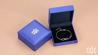 Infinity Heart Symbol Charm Bracelet for Women 925 Sterling Silver Adjustable