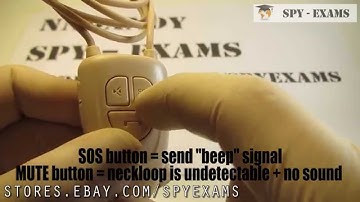 Bluetooth neckloop with magnetic spy earpieces