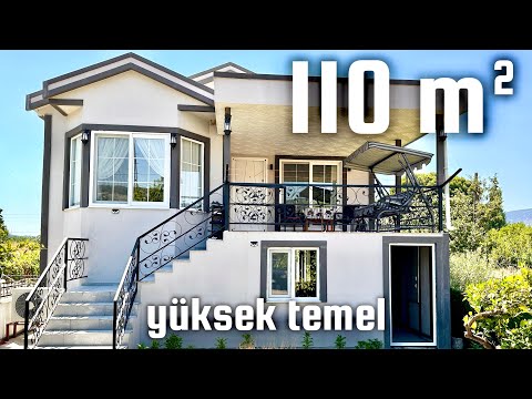 220 cm YÜKSEK TEMEL Prefabrik Ev Turu ve Fiyatı - Uzun İnce Arsa - Yeni Nesil Yalıtım (110 m²)