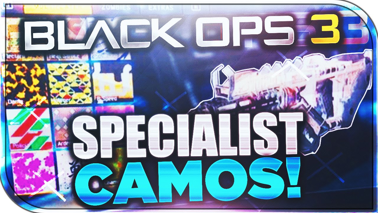 CUSTOMIZING SPECIALIST WEAPONS IN BLACK OPS 3!? NEW LEAKED Specialist Weapon Camos! (Specialist DLC)