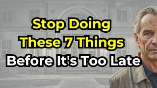 Stop Doing These 7 Things Before It's Too Late - Happy Elderly Living