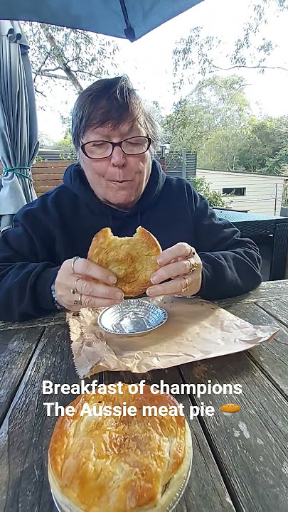 It doesn't get better than this, I give you the Australian meat pie