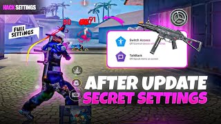 Switch Access &amp; TalkBack Settings Free Fire || 0% Recoil 95% Headshots || Brazil Settings 2026 ⚙️
