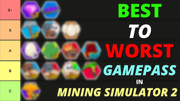 Best Game Pass In Mining Simulator 2 (Roblox)