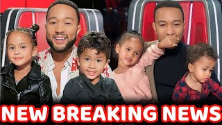 BREAKING NEWS ! John Legend's Kids, Miles & Luna, Are Basically His Twins Sitting in His Voice Chair
