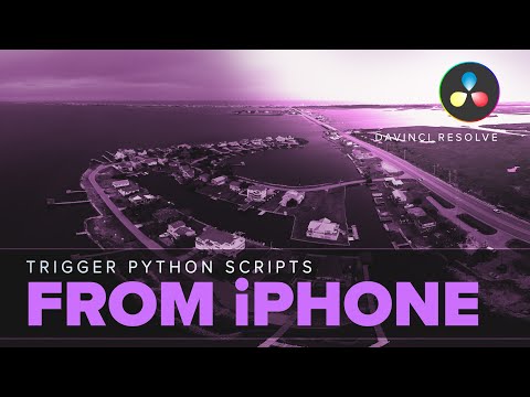 Trigger DaVinci Resolve scripts remotely from iPhone or Apple Watch. AlexTheCreative