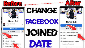How to change facebook joined date 2022 | How to add fake joined date on facebook 2022 |Fb join date