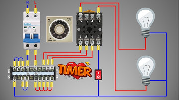 Đấu Nối Mô Phỏng Rơ le Thời Gian Timer | Có Thể Bạn Chưa Biết