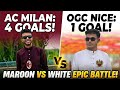 AC Milan vs OGC Nice (4-1) | Neymar Jr Hat-trick Performance! 🎩🔥