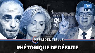 On a analysé les discours de défaite de Mélenchon, Zemmour et Pécresse #Présidentielle2022