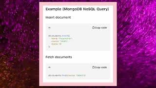 AD3391 UNIT 5 NoSQL