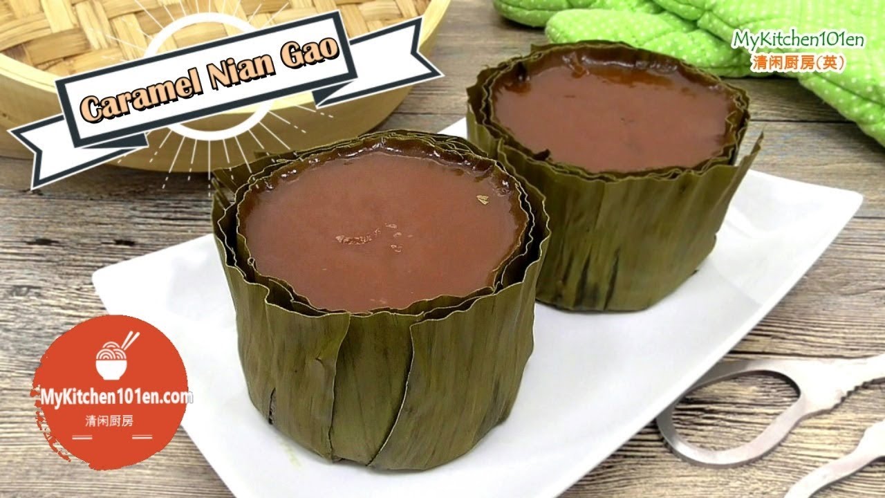 Simple Version Caramel Nian Gao (Kuih Bakul 