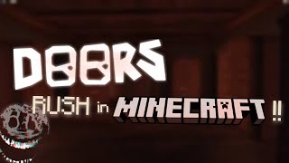 🚪 DOORS Rush Demo Using Commands! Minecraft Java |