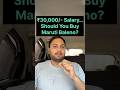 ₹30,000 Salary Walo Ye Video Zaroor Dekho! #maruti #marutisuzuki #marutibaleno #baleno #balenosigma