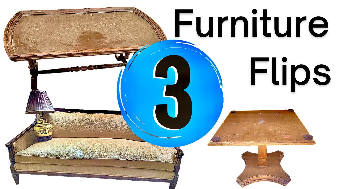 3 Trash to Treasure Furniture Flips in 3 Different Styles | Vintage