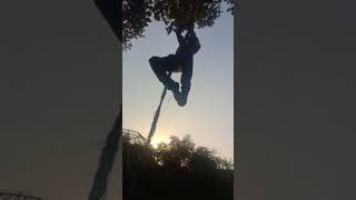 20 feet rope climb by hands only #AKHADA # POWER TRAINING