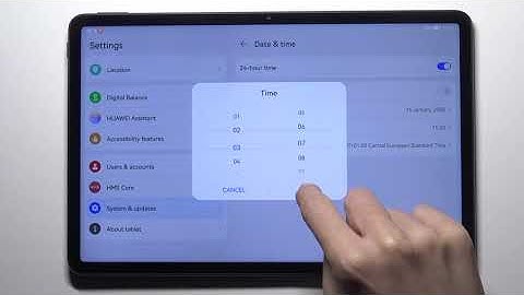 How to Change Date & Time Settings on HUAWEI MatePad 11 – Set Up Date & Time