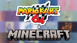 Mario Kart 64 in Minecraft - All Courses