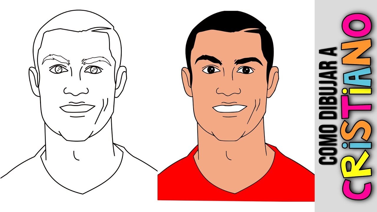 Cristiano Ronaldo ⚽️ Ronaldo Cristiano ⚽️ Dibujos ⚽️ Dibujos Para Colorear  ⚽️ Dibujos A Lapiz - thptnganamst.edu.vn