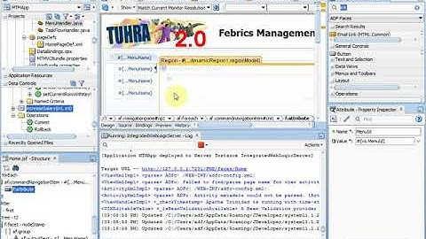 Week4Part3 Oracle ADF- Tree/Sub menu based on Main menu - Employee Registration form-Add/Edit