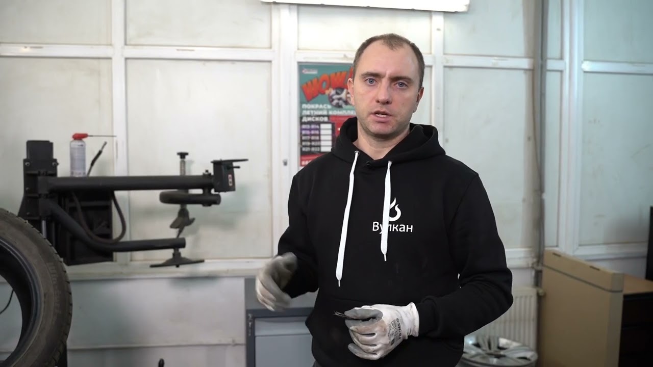 Обучение шиномонтажу. Часть 3. Ремонт прокола бескамерного колеса. # ...