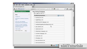 How To Use Google Contextual Targeting Tool