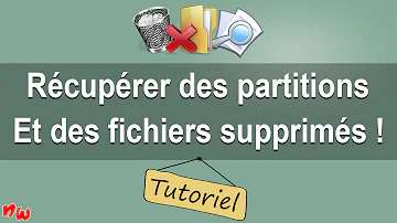 Comment recuperer partition supprime disque dur externe ?