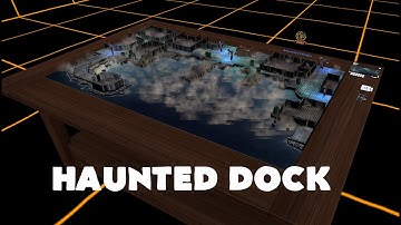 Tabletop Simulator Battlemap - Haunted Dock