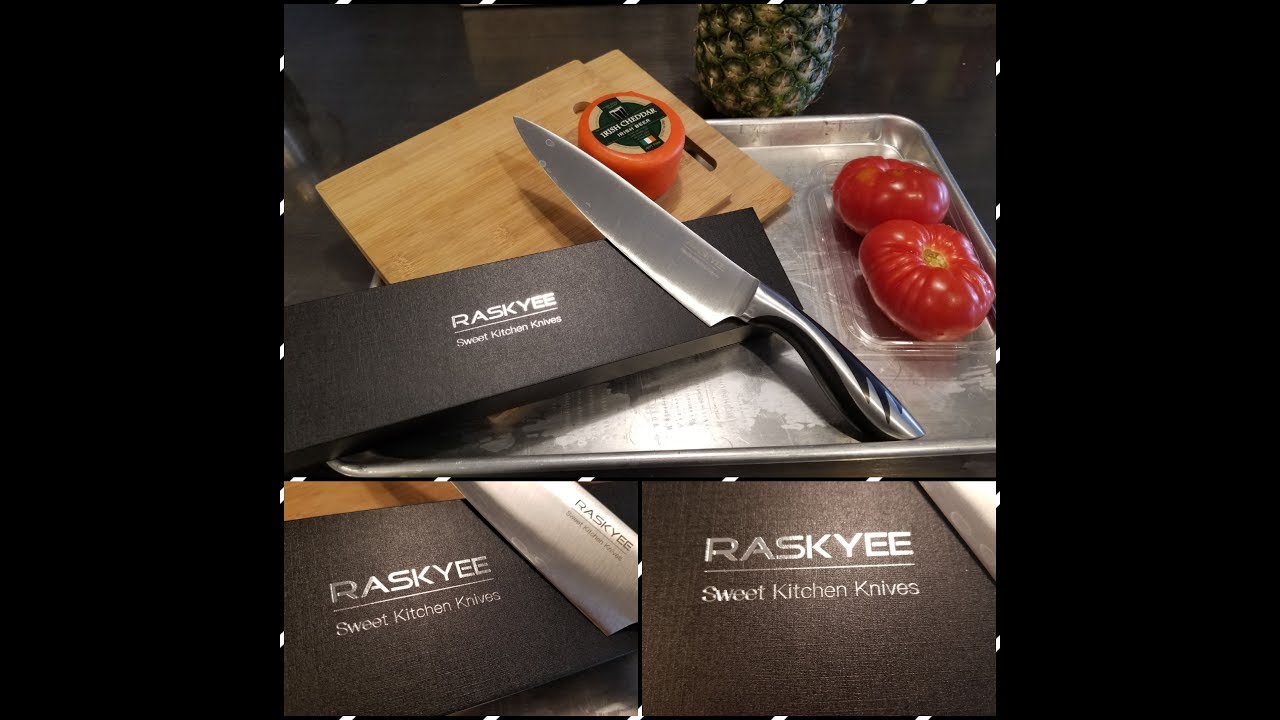 Raskyee’s Pro Kitchen Chef Knife Review YouTube