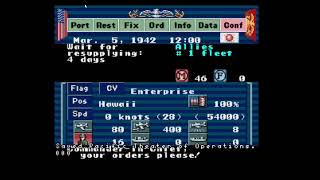 SNES - Pacific Theater of Operations, PTO Gameplay