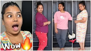 Trying Short Nighty And Night Dresses From Zivame