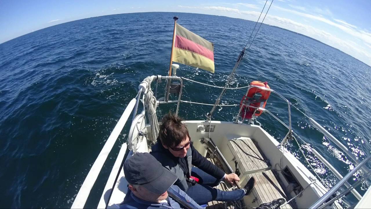 Segeln nach Damp. Aufgenommen mit einer Sony HDR-AS50.