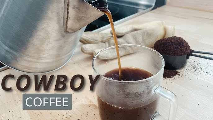 Cowboy Coffee- The Smoothest Cup You'll Ever Have! #shorts 