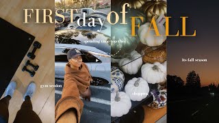 🍂FALL VLOG: Fall day in my life, Pumpkin Spice Drink, Making cookies, Fall shopping, Gym session etc