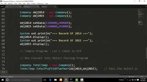Return as class object in java program